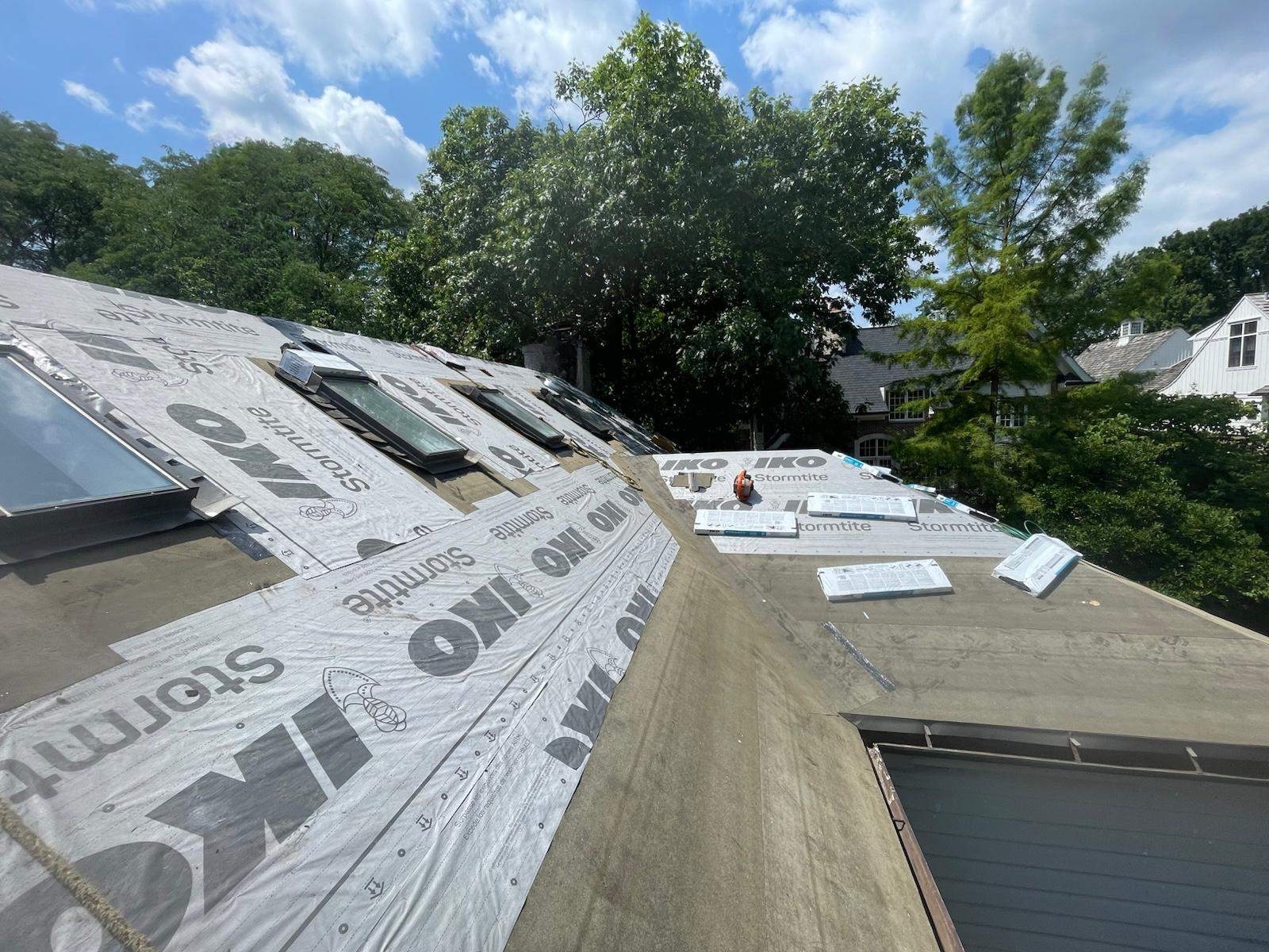 Roof replacement for Hinsdale home